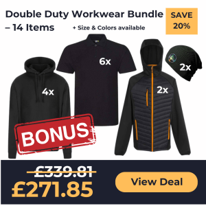 Double Duty Workwear Bundle – 14 Items + Free BONUS
