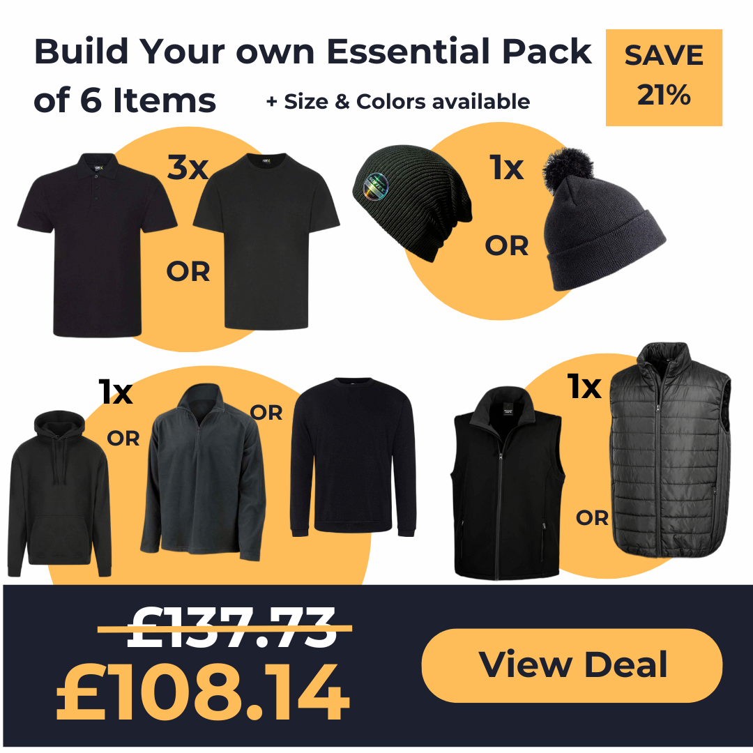 Essential Pack – 6 Item Bundle + Free Logo
