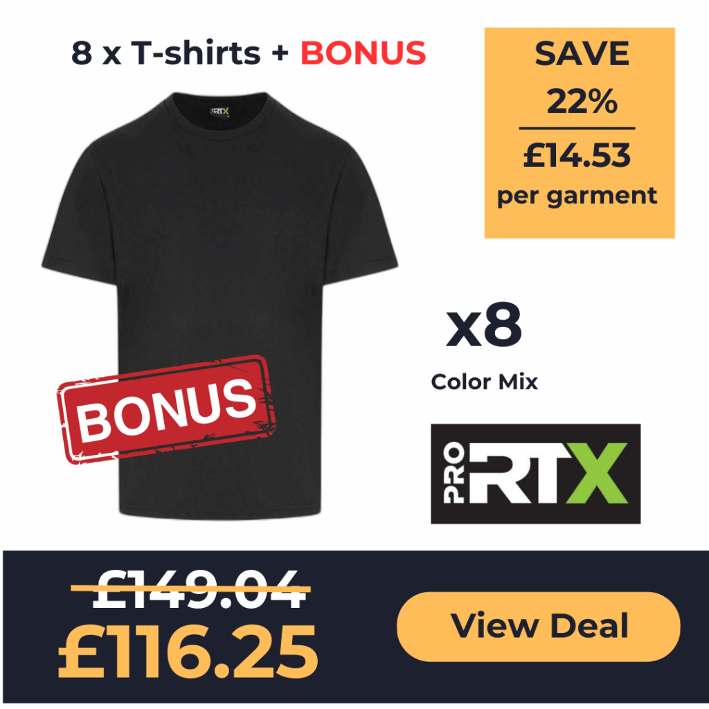 8 x T-Shirts + Free BONUS!