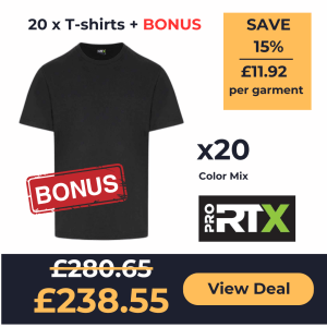 20 x T-Shirts + Free BONUS!