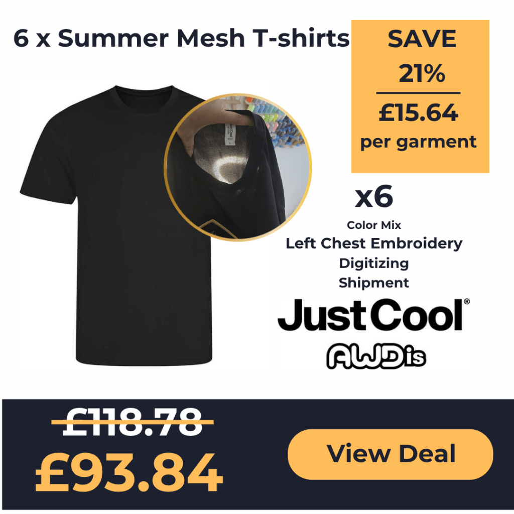 6 x Summer Mesh T-shirts